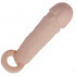 Guaina per Pene con Anello per Testicoli color Carne 15 x 3,6 cm. - 9