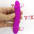 Mini vibratore realistico in silicone fucsia 12,7 x 2,5 cm. - 2