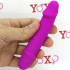 Mini vibratore realistico in silicone fucsia 12,7 x 2,5 cm. - 1