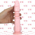 Vibratore con Spinta ed Effetto Rotante 22 x 4 cm. color Carne - 1