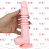 Vibratore con Spinta ed Effetto Rotante 22 x 4 cm. color Carne - 2
