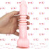 Vibratore con Spinta ed Effetto Rotante 22 x 4 cm. color Carne - 3