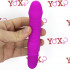 Stev - Vibratore Punto G con rilievi stimolanti in silicone fucsia 13,5 x 2,9 cm. - 3