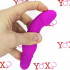 Stev - Vibratore Punto G con rilievi stimolanti in silicone fucsia 13,5 x 2,9 cm. - 4