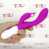 Vibratore rabbit in silicone fucsia sagomato con 30 vibrazioni 20 x 3,2 cm. - 3