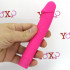 Vibratore realistico Punto G impermeabile in silicone fucsia 15,5 x 2,7 cm. - 2
