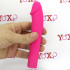 Vibratore realistico Punto G impermeabile in silicone fucsia 15,5 x 2,7 cm. - 0