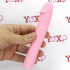 Vibratore realistico Punto G impermeabile in silicone rosa 15,5 x 2,7 cm. - 1