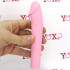 Vibratore realistico Punto G impermeabile in silicone rosa 15,5 x 2,7 cm. - 2