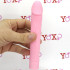 Vibratore realistico Punto G impermeabile in silicone rosa 15,5 x 2,7 cm. - 3