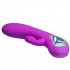 Vibratore rabbit con succhia clitoride ricaricabile USB Nicola di Pretty Love 24 x 3,5 cm. - 2