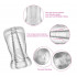 Masturbatore Trasparente Ice con Onde Stimolanti TPE - 2