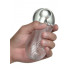 Masturbatore Trasparente Ice con Onde Stimolanti TPE - 0