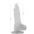 Fallo Realistico Crystal Jelly Chiaro 13,5 X 2,3 cm. - 0