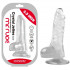 Fallo Realistico Crystal Jelly Chiaro 13,5 X 2,3 cm. - 1