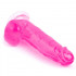 Fallo Realistico Crystal Jelly Rosa 17 x 4 cm. - 1