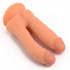 Dildo Realistico Doppia Penetrazione 17x3 e  14x3.5 cm. - 1