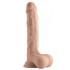 Dildo con Pelle Scorrevole a Doppia Densita 24 x 4,3 cm Colore Carne - 1