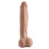 Dildo con Pelle Scorrevole a Doppia Densita 24 x 4,3 cm Colore Carne - 0