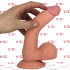 Fallo Ultra Realistico Morbido e Flessibile 20 x 4,5 cm. Color Carne - 1