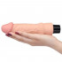 Dave - Vibratore Realistico in Morbido CyberSkin 19,3 x 3,7 cm. Color Carne - 1