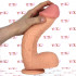 Fallo Ultra Realistico Gigante Morbido e Flessibile 26 x 5,5 cm. Carne - 1