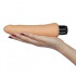 Vibratore Realistico in Morbido CyberSkin 17 x 4 cm. Color Carne - 1