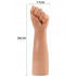 Braccio Pugno per Fisting 31 x  7,7 cm. Color Carne - 1