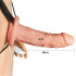 Vibratore Cavo Indossabile per Uomo 16 x 4 cm. color Carne - 2