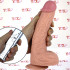 Vibratore Ultra Realistico Morbido e Flessibile 22 x 5 cm. Color Carne - 0