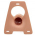 Fallo Cavo per Uomo in Silicone con Apertura per Testicoli 20 x 4,4 cm. color Carne - 1