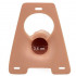 Fallo Cavo per Uomo in Silicone con Apertura per Testicoli 22 x 5 cm. color Carne - 5