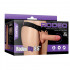 Fallo Cavo per Uomo in Silicone con Apertura per Testicoli 22 x 5 cm. color Carne - 7