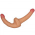 Fallo Doppio Indossabile 30,5 x 3,2 cm. in Silicone color Carne - 0