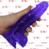 Fallo Realistico in Jelly Morbido e Flessibile 18 x 4,1 cm. Viola - 2