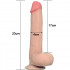 Fallo Ultra Realistico con Pelle Scorrevole in Dual Layer 23 x 4 cm. Color Carne - 1