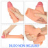 Guaina Realistica Allunga Pene in Silicone +4,5 cm. Color Carne - 2