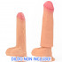 Guaina Realistica Allunga Pene in Silicone +5,5 cm. Color Carne - 1