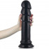 Dildo Gigante con 3 Cappelle 28,5 x 6,5 cm. con Ventosa - 0