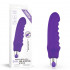 WAVER - Vibratore in Silicone con Rilievi Stimolanti 16,5 x 3,2 cm. Ricaricabile con USB Viola - 3