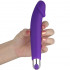Vibratore in Silicone Ricaricabile USB 16,5 x 2,8 cm. Viola - 0