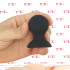 Potenti Succhia Capezzoli Unisex in Puro Silicone Nero - 1