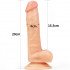 StrapOn per Donna 18 x 4 cm. color Carne - 3