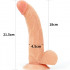 StrapOn per Donna 20 x 4,5 cm. color Carne - 2