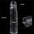 Guaina Stimolante Allunga Pene +2,5 cm. Trasparente - 2