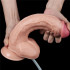 Fallo Ultra Realistico Eiaculante con Pompetta 25,4 x 4,8 cm. Color Carne - 1