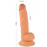 Dildo Realistico Morbido 15 x 3,6 cm. Samuel - 3