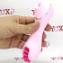 Succhia e lecca clitoride rosa 2 in 1 riscaldante con rotella lecca clitoride e funzione risucchio ricaricabile USB - 2