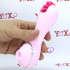 Succhia e lecca clitoride rosa 2 in 1 riscaldante con rotella lecca clitoride e funzione risucchio ricaricabile USB - 3