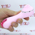 Succhia e lecca clitoride rosa 2 in 1 riscaldante con rotella lecca clitoride e funzione risucchio ricaricabile USB - 4
